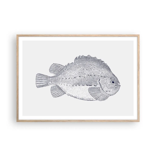 Plakát v rámu světlý dub - Do alba přírodovědce - 100x70 cm