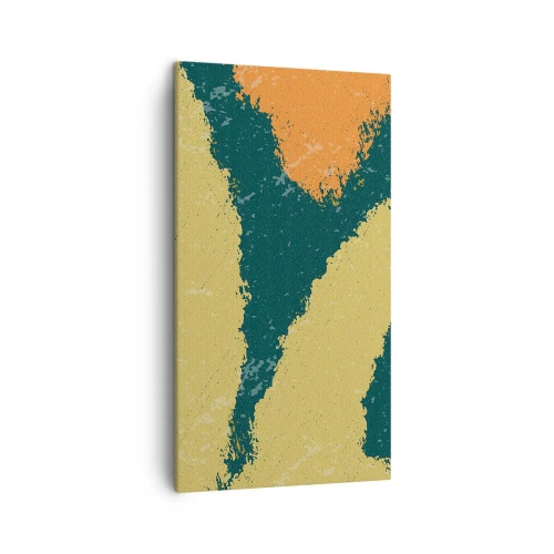 Obraz na plátně - Abstrakce – zpomalený pohyb - 45x80 cm