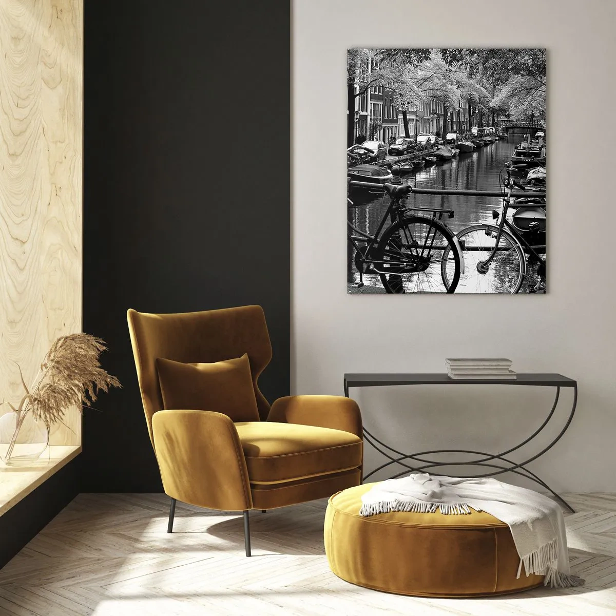 Obraz na skle - Velmi nizozemský výhled - 50x70 cm