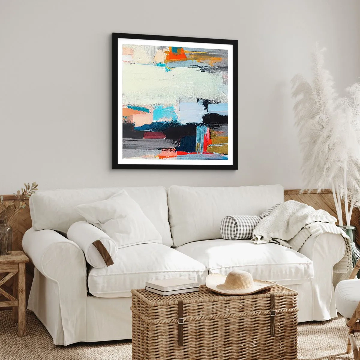 Plakát v černém rámu - Nějaký způsob? - 60x60 cm