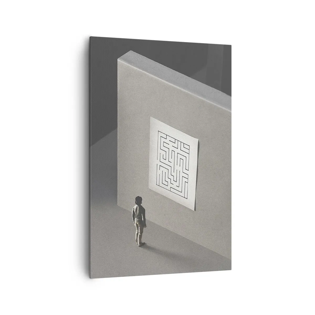 Obraz na plátně - Kde to ale jsem? - 80x120 cm