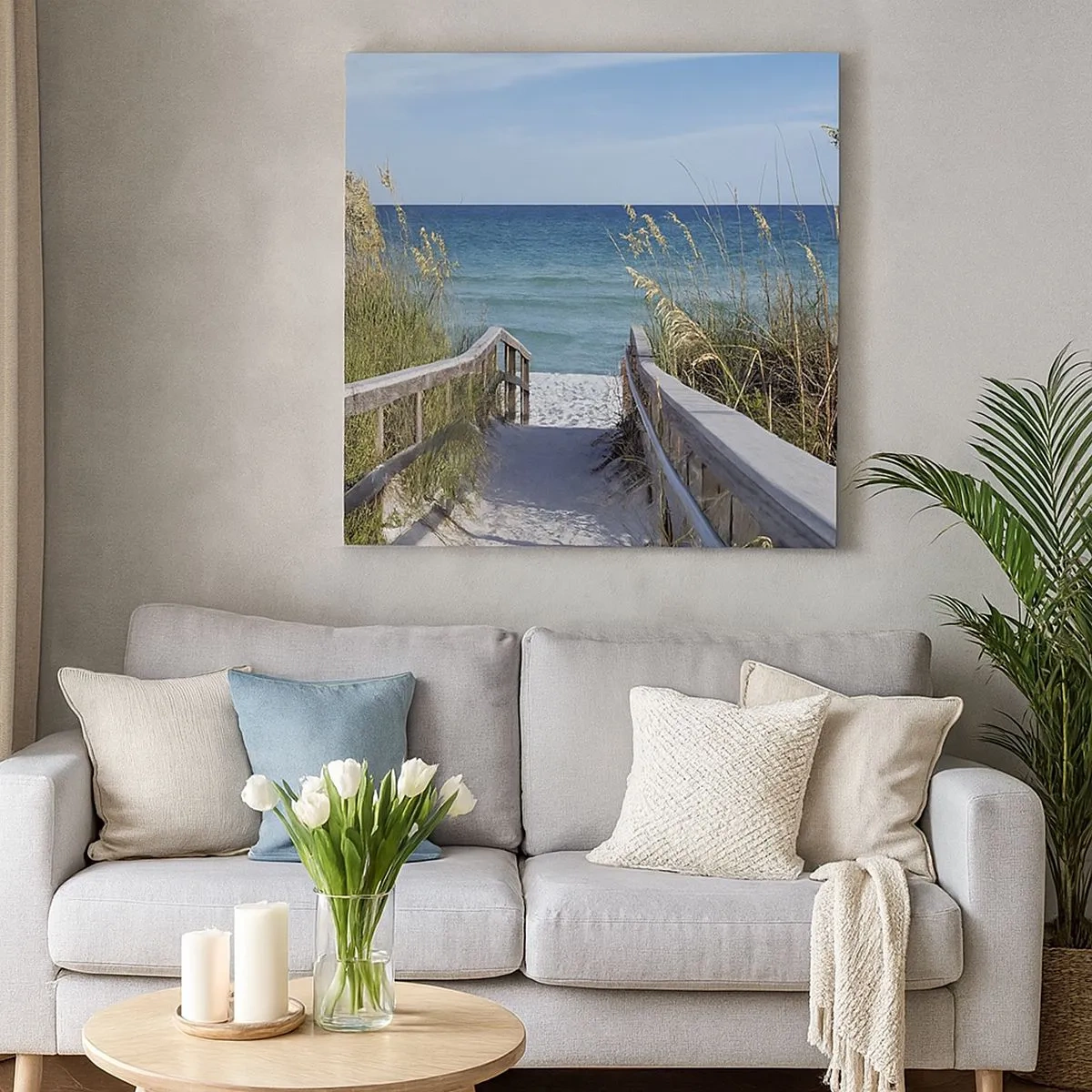 Obraz na plátně - Na slunci, ve větru - 30x30 cm