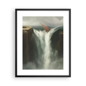 Plakát v černém rámu - Životní varování - 40x50 cm