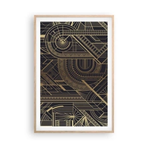 Plakát v rámu světlý dub - Koncepty, nápady, plány - 61x91 cm