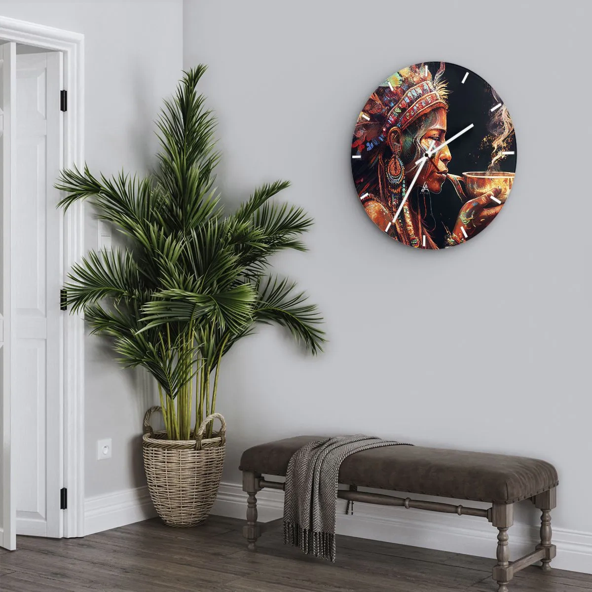 Nástěnné hodiny - Magický rituál - 30x30 cm