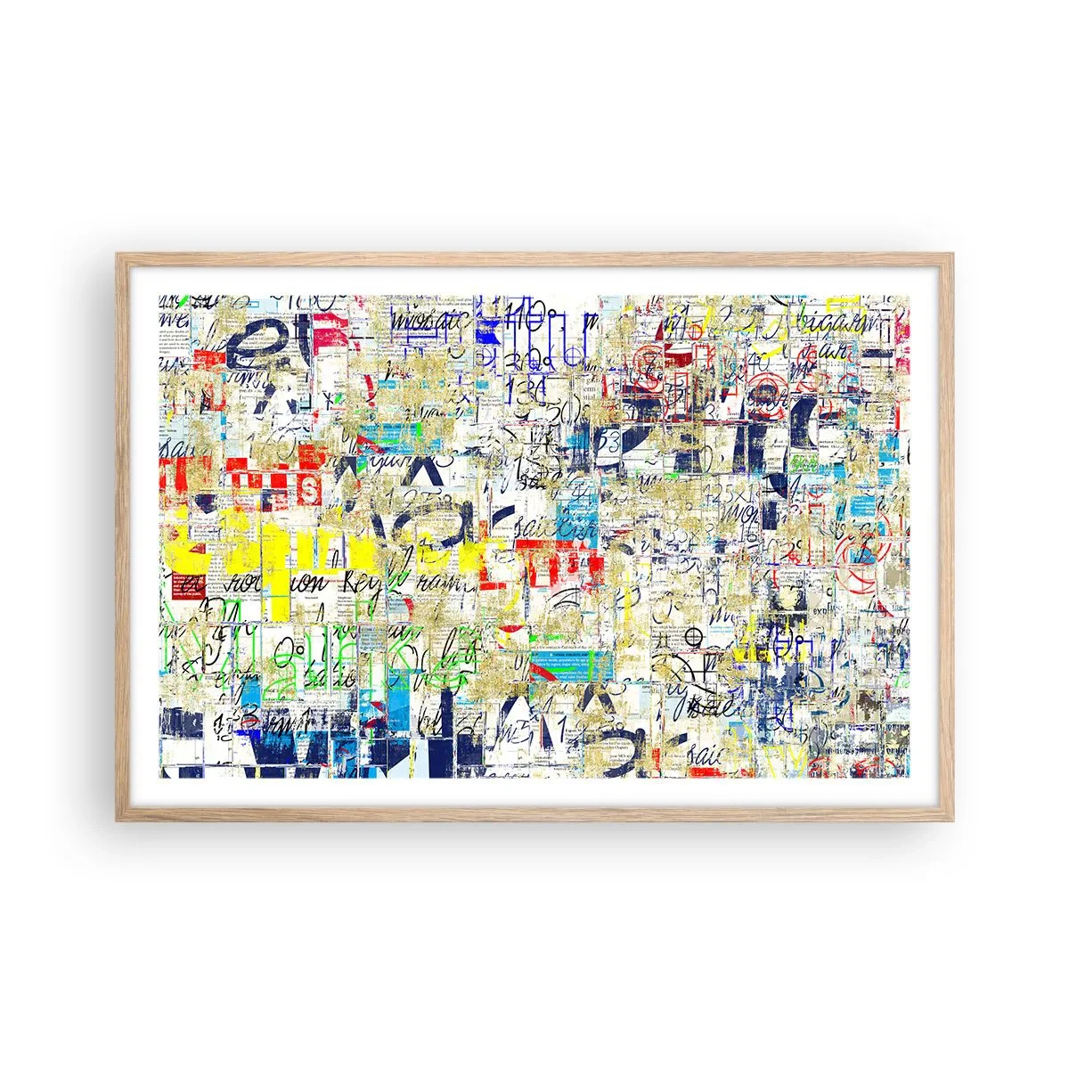 Plakát v rámu světlý dub - Prostě potěší oči - 91x61 cm