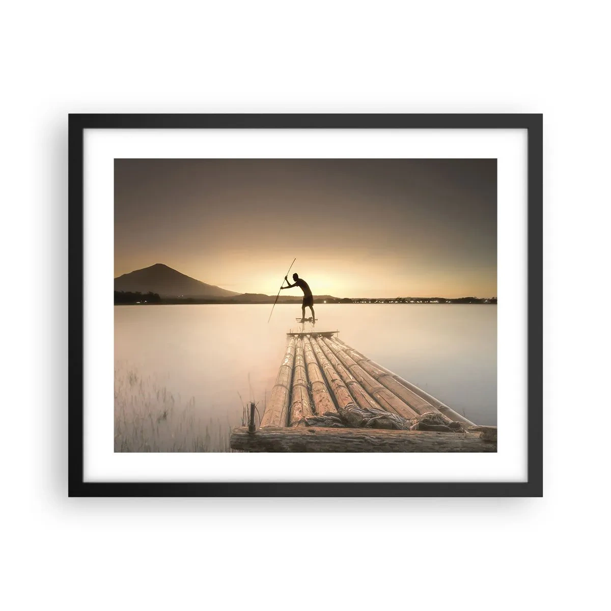 Plakát v černém rámu - Před odpočinkem - 50x40 cm