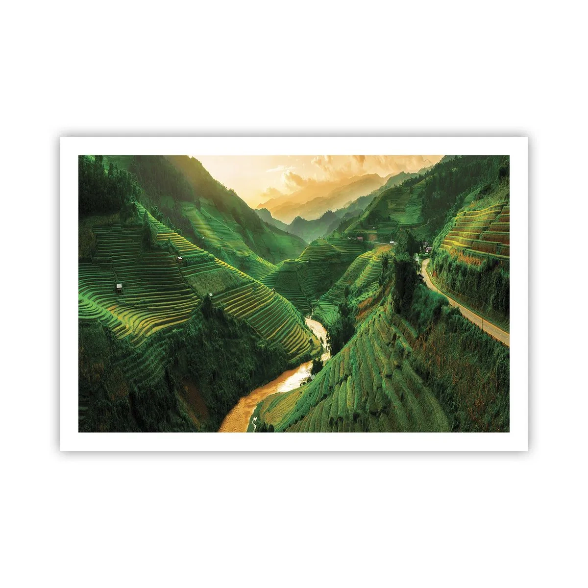 Plakát - Vietnamské údolí - 91x61 cm