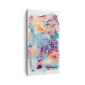 Obraz na plátně - Barevný nepořádek - 55x100 cm