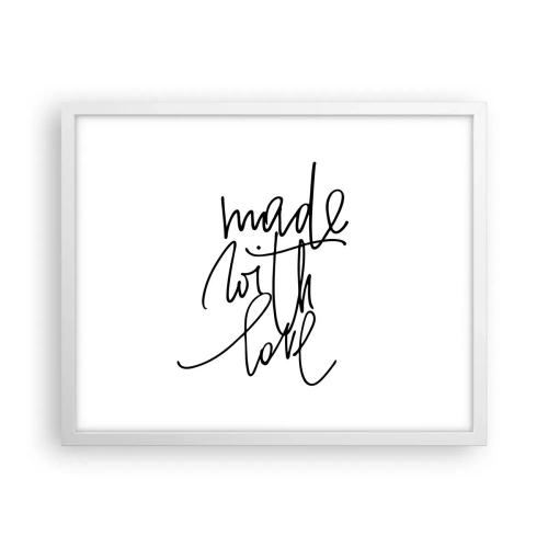 Plakát v bílém rámu - Nejlepší značka - 50x40 cm