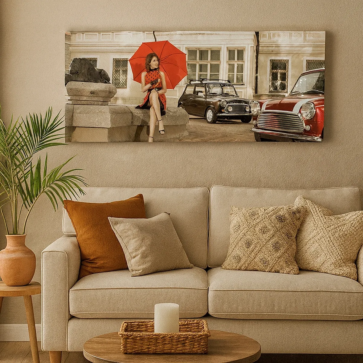 Obraz na plátně - Sentimentální mini cestování - 30x30 cm