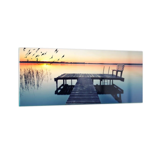 Obraz na skle - To byl dobrý den - 100x40 cm