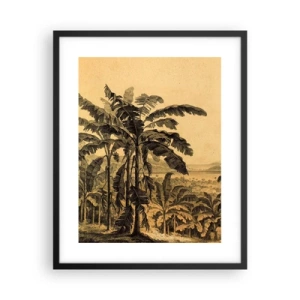 Plakát v černém rámu - V koloniálním stylu - 40x50 cm