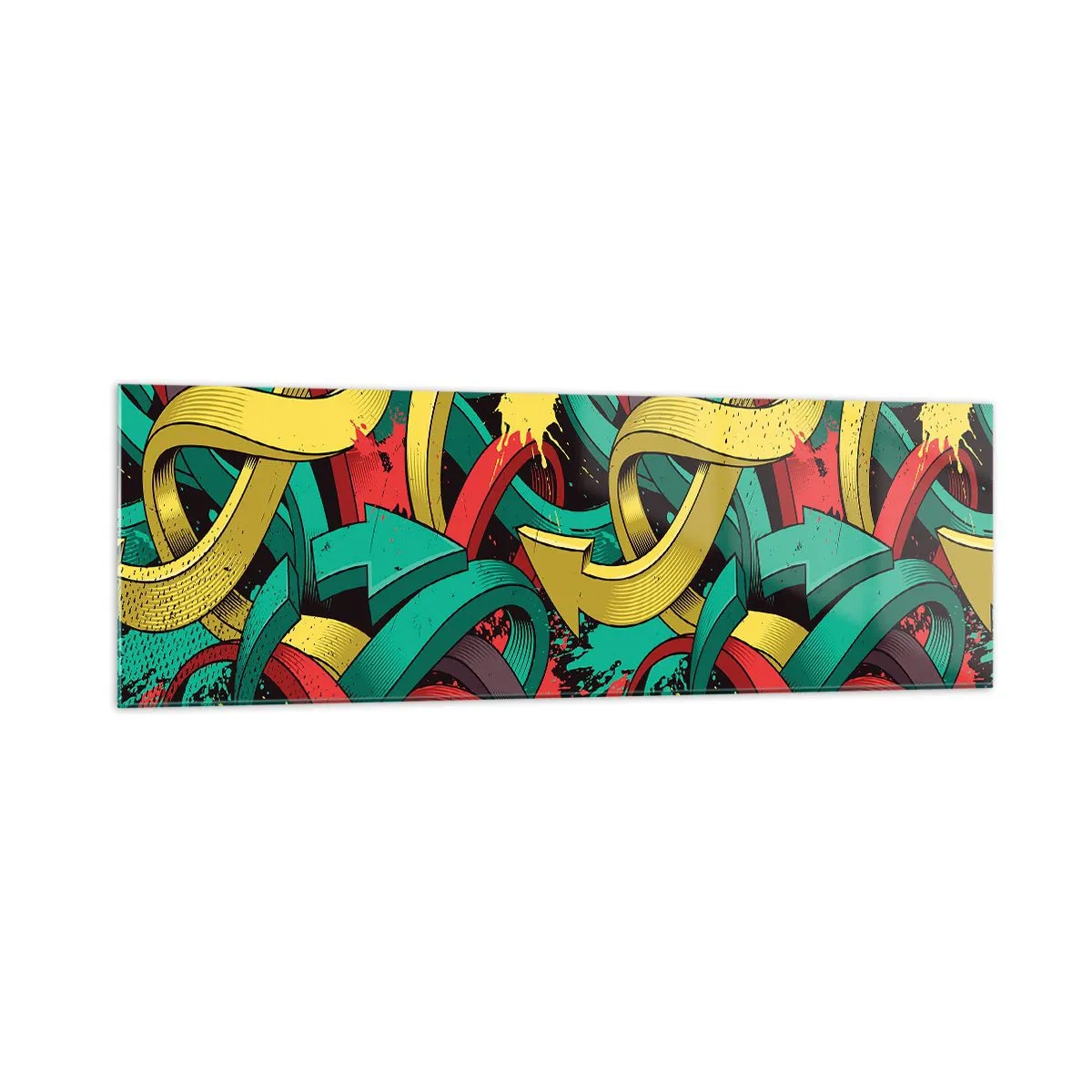 Obraz na skle - Kudy do cíle? - 160x50 cm