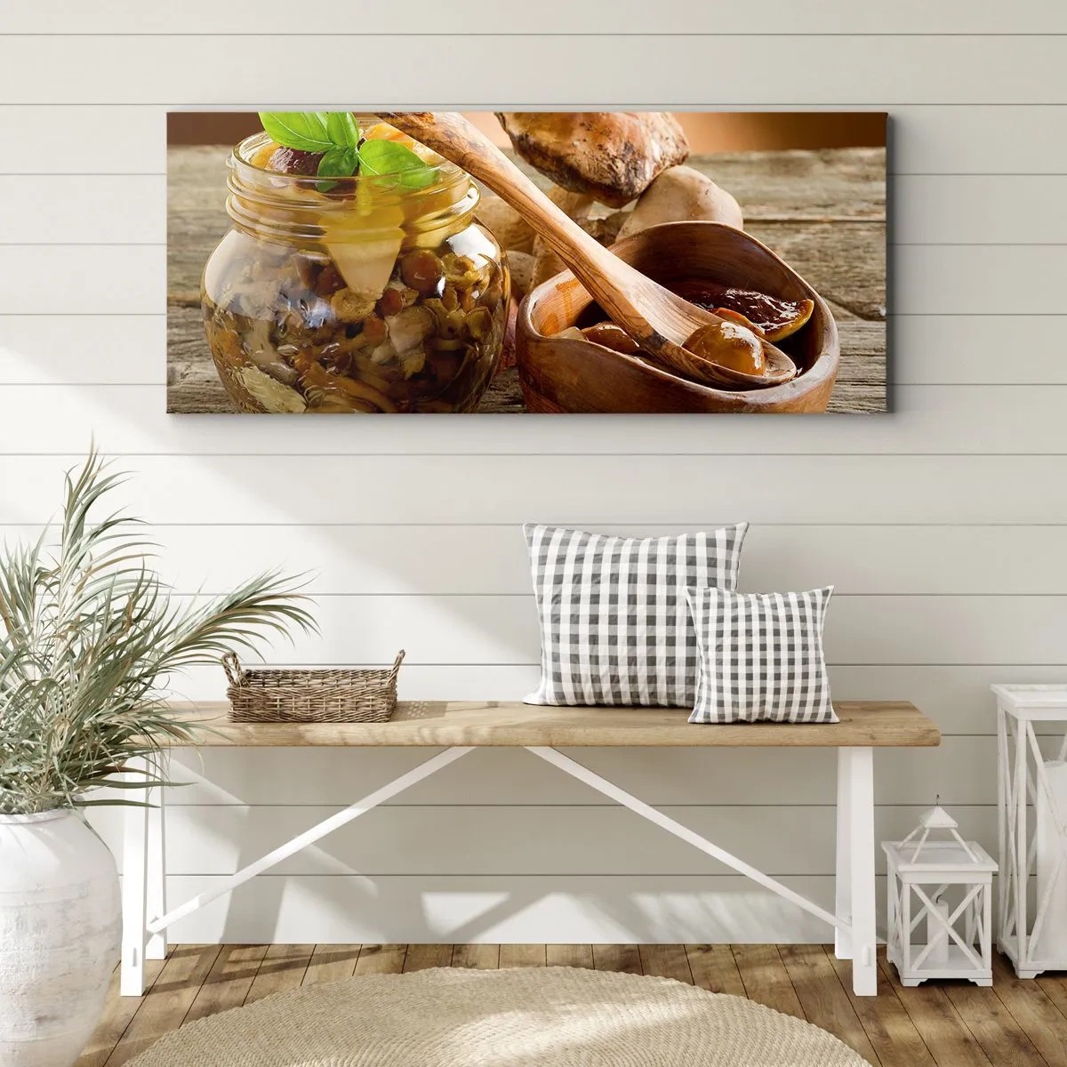 Obraz na plátně - Ať už čerstvý nebo solený, nebo podzimní… - 100x40 cm