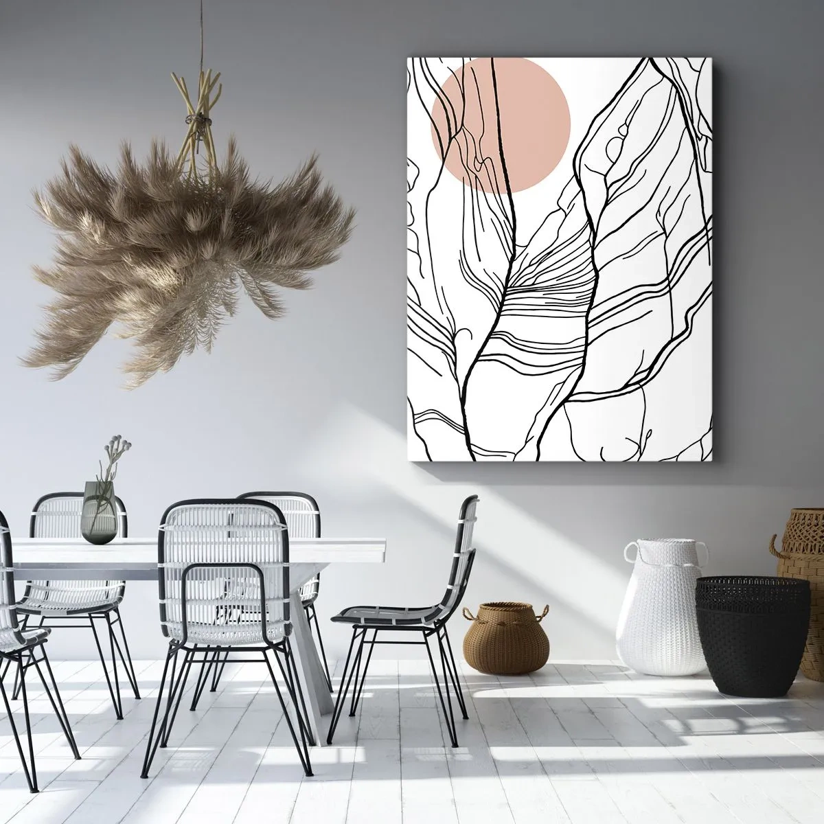 Obraz na plátně - V síti větviček - 50x70 cm