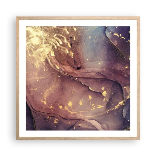 Plakát v rámu světlý dub - Hmota a duch - 60x60 cm