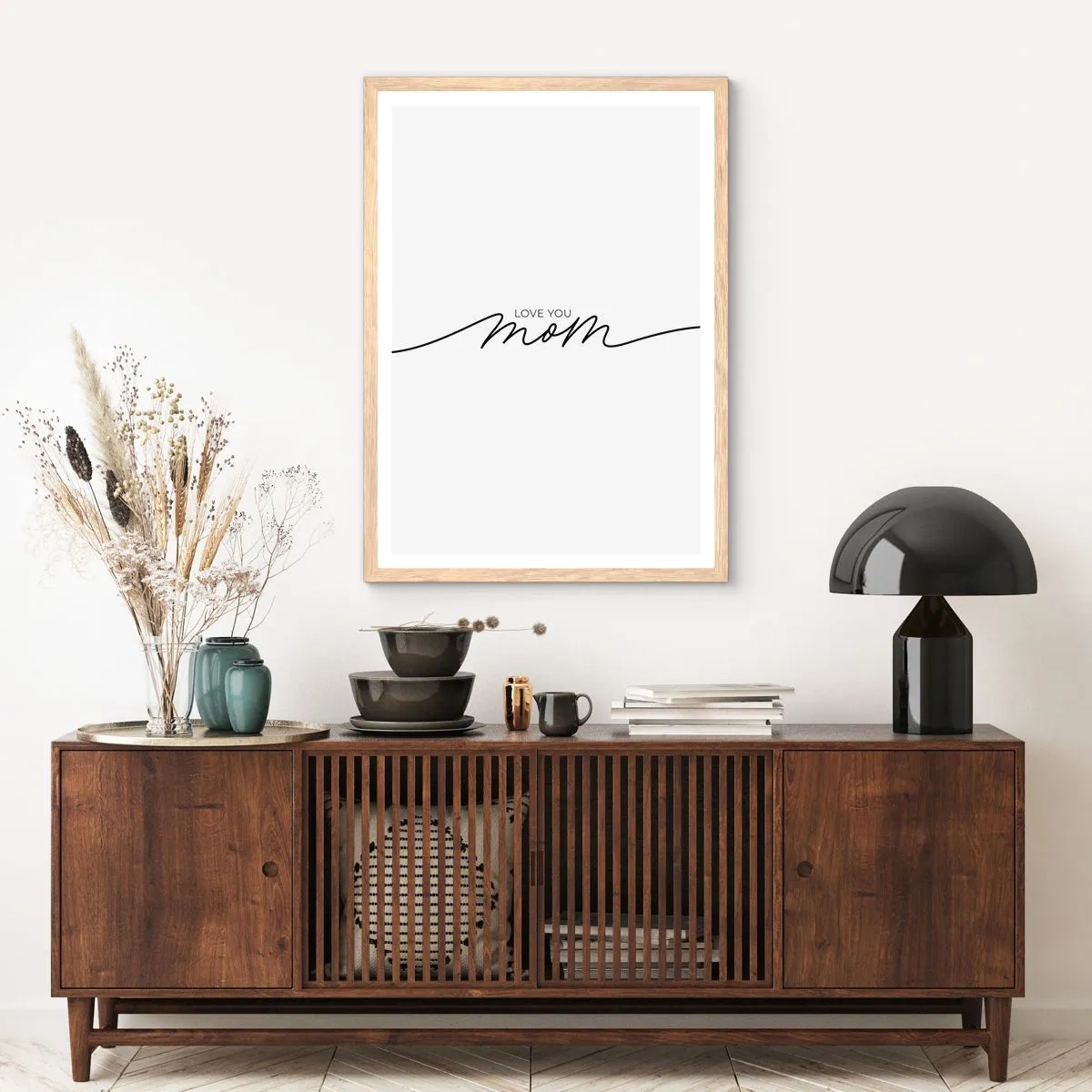Plakát v rámu světlý dub - Velké emoce - 50x70 cm