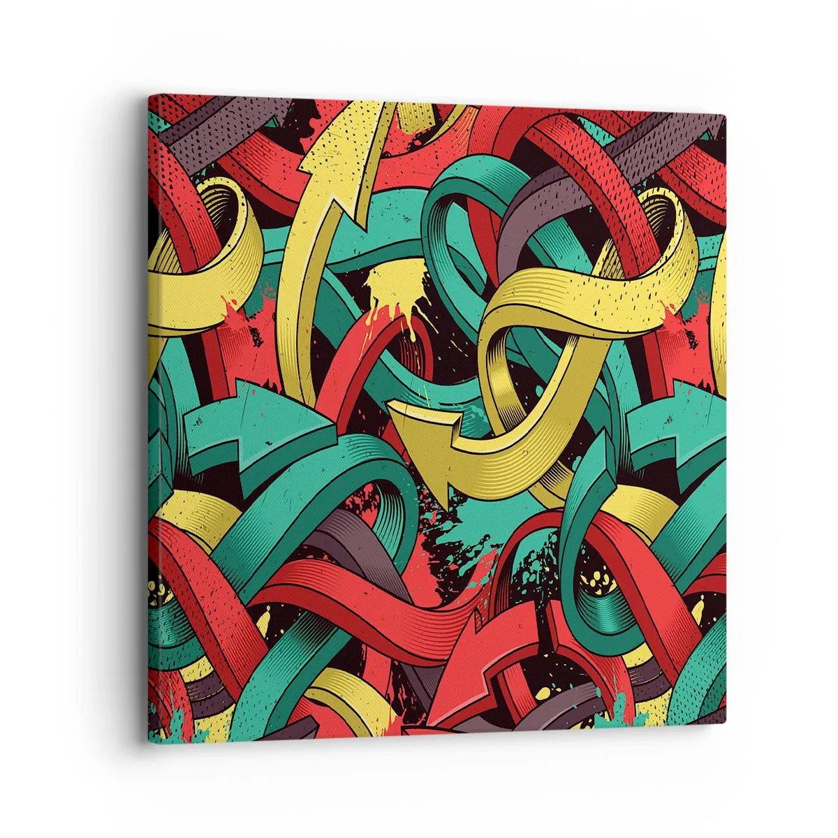 Obraz na plátně - Kudy do cíle? - 30x30 cm