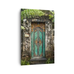 Obraz na plátně - Dveře do exotického světa - 80x120 cm