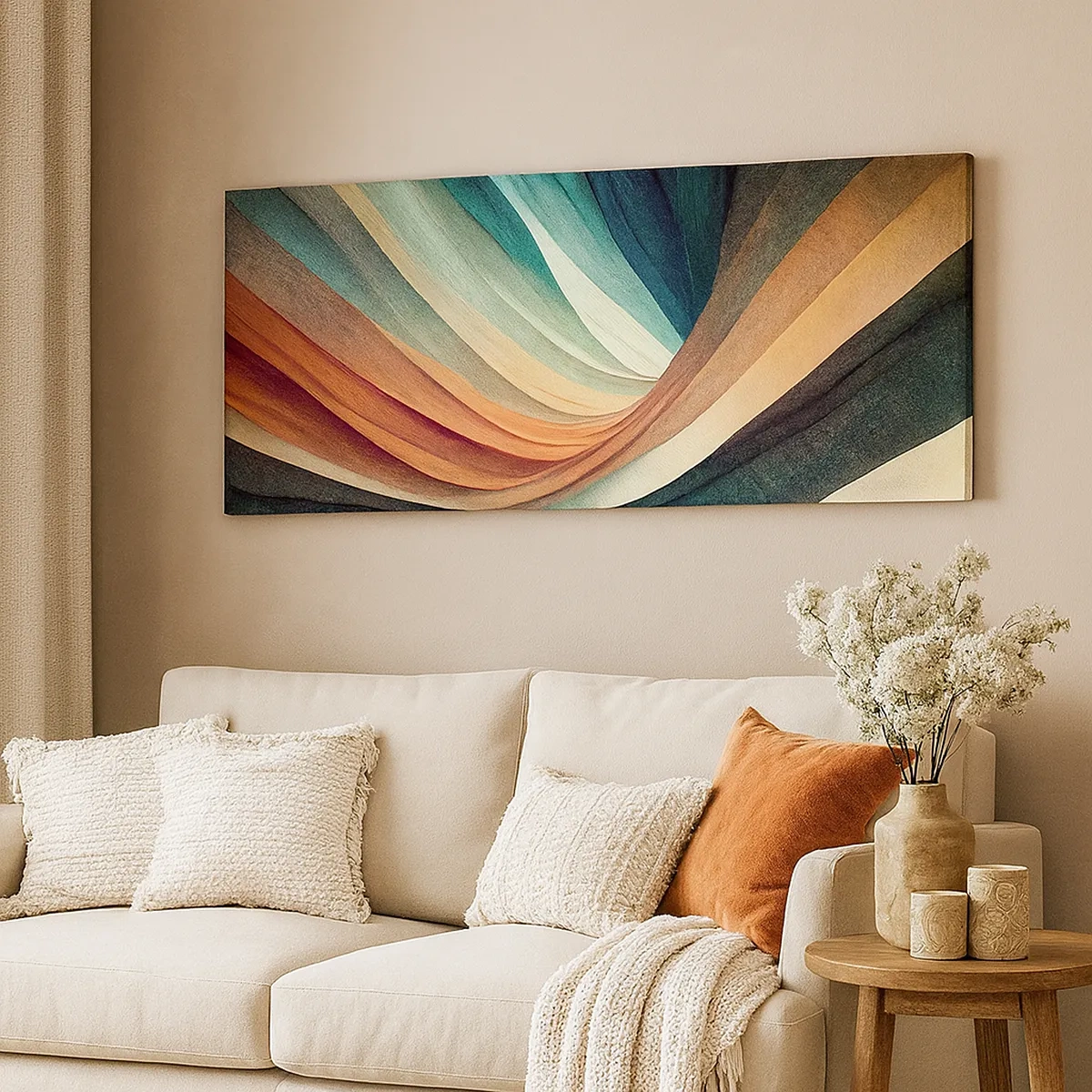 Obraz na plátně - Utkané z barev - 30x30 cm