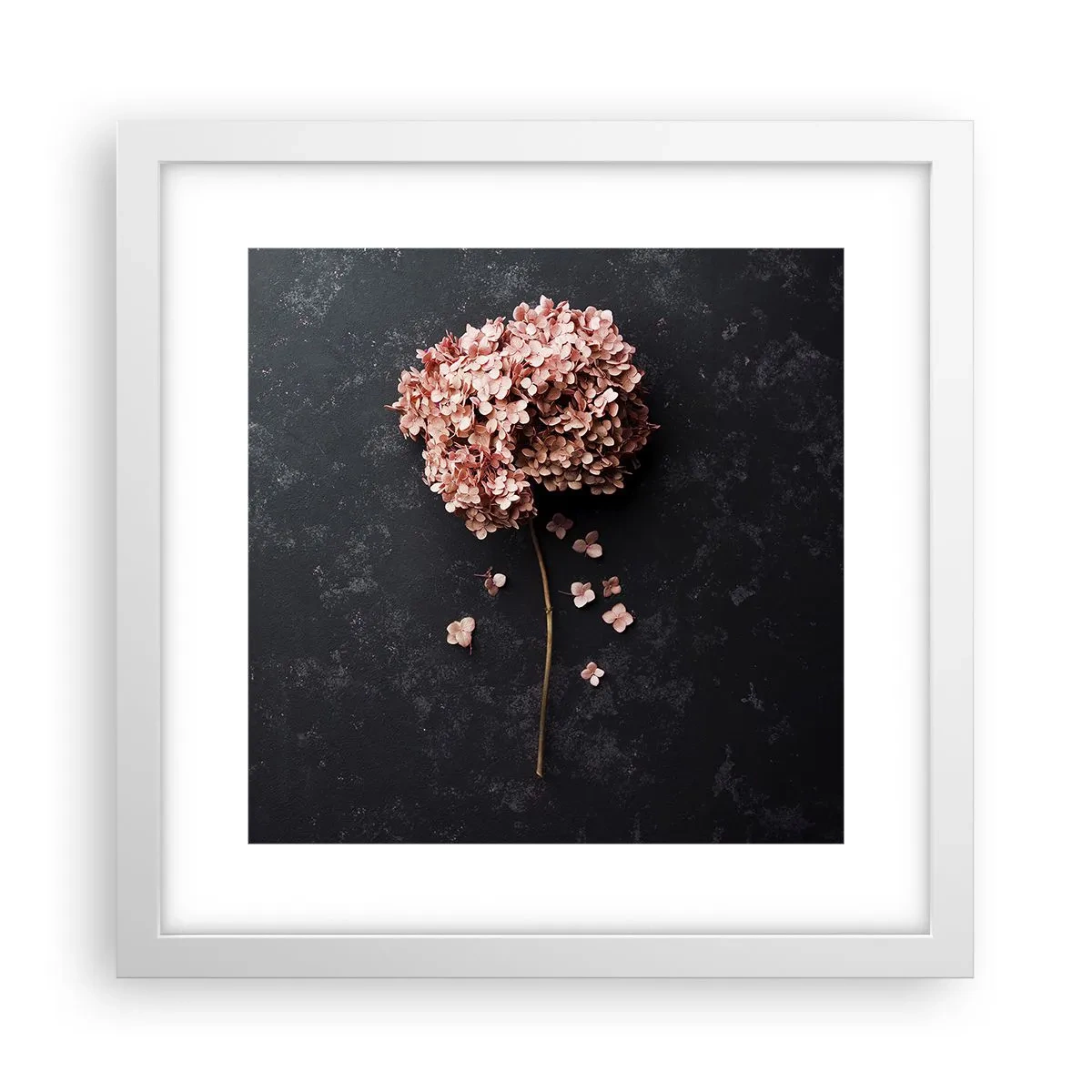 Plakát v bílém rámu - Skutečně romantické znamení - 30x30 cm