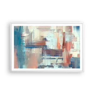 Plakát v bílém rámu - Dostat se ke světlu - 91x61 cm