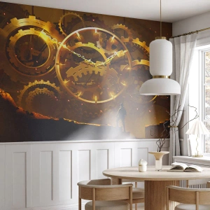 Fototapeta Samolepicí Deluxe Sticker - U zdroje času - Abstrakce, Kus, Grafika - 200x140 cm