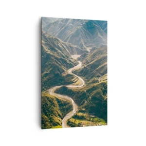 Obraz na plátně - Přímo ze srdce hor - 80x120 cm
