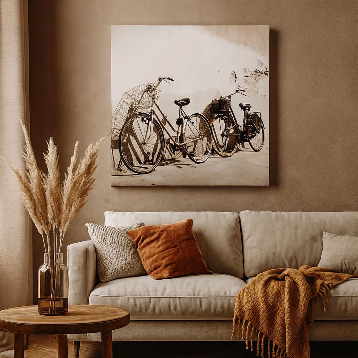 Obraz na plátně - Nezapomenutelné kouzlo minulosti - 30x30 cm