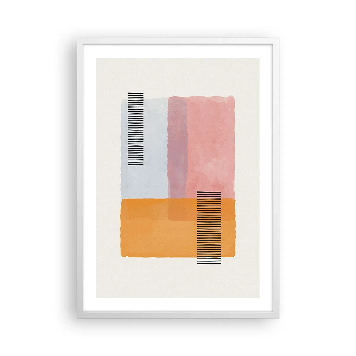 Plakát v bílém rámu - Z rohu do rohu - 50x70 cm