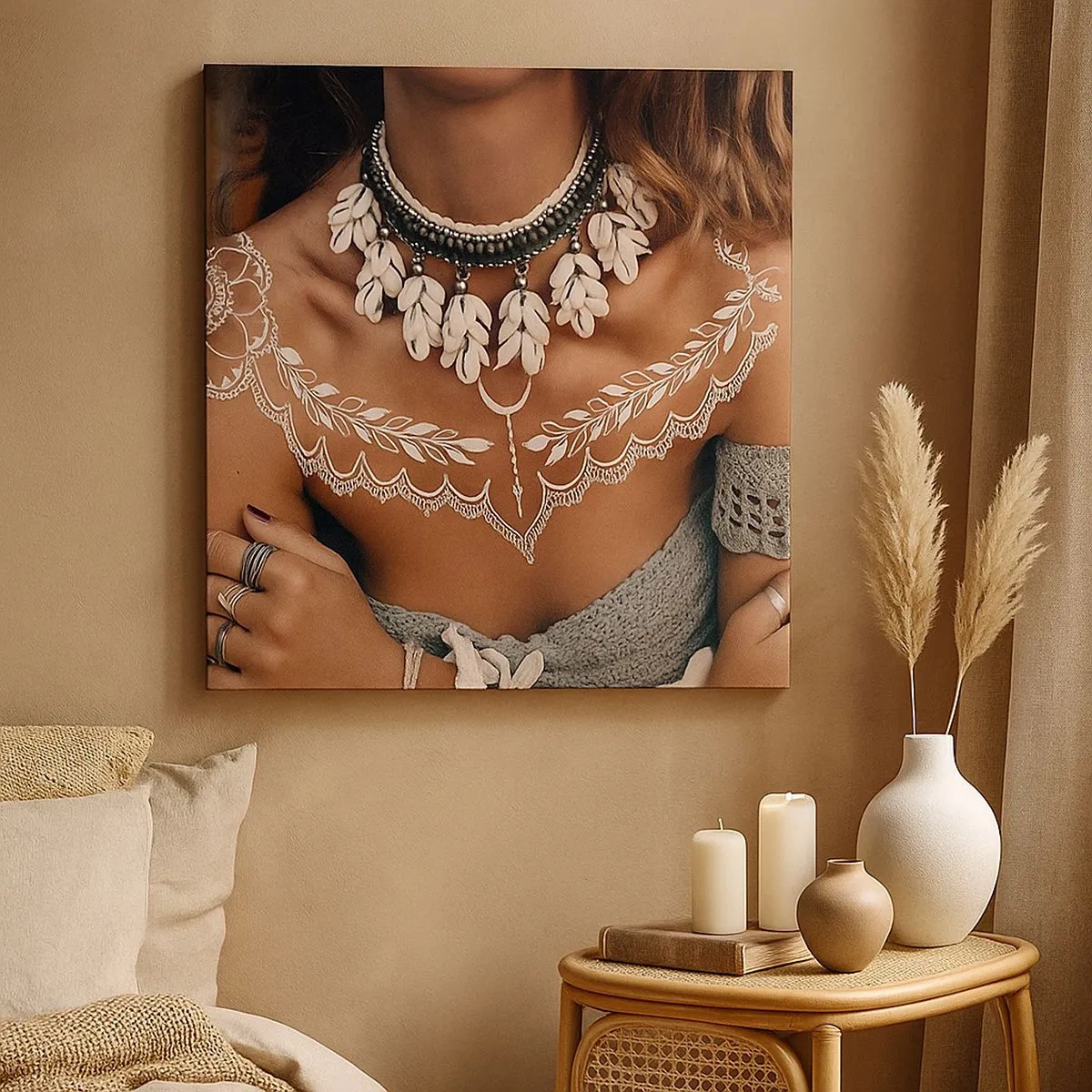 Obraz na plátně - Talismany, rituály ženskosti - 30x30 cm
