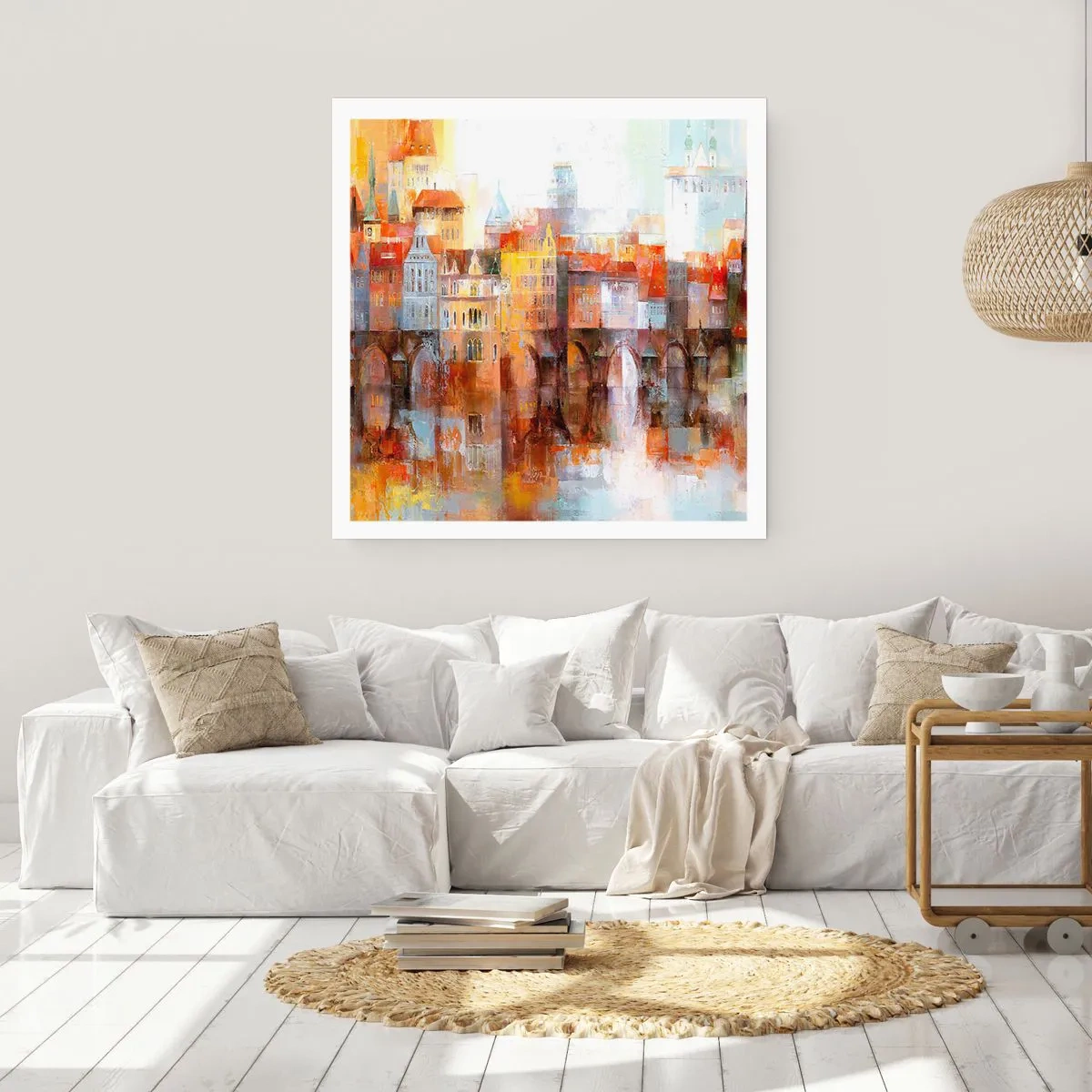 Plakát - Pod mostem je taky krásně - 40x40 cm