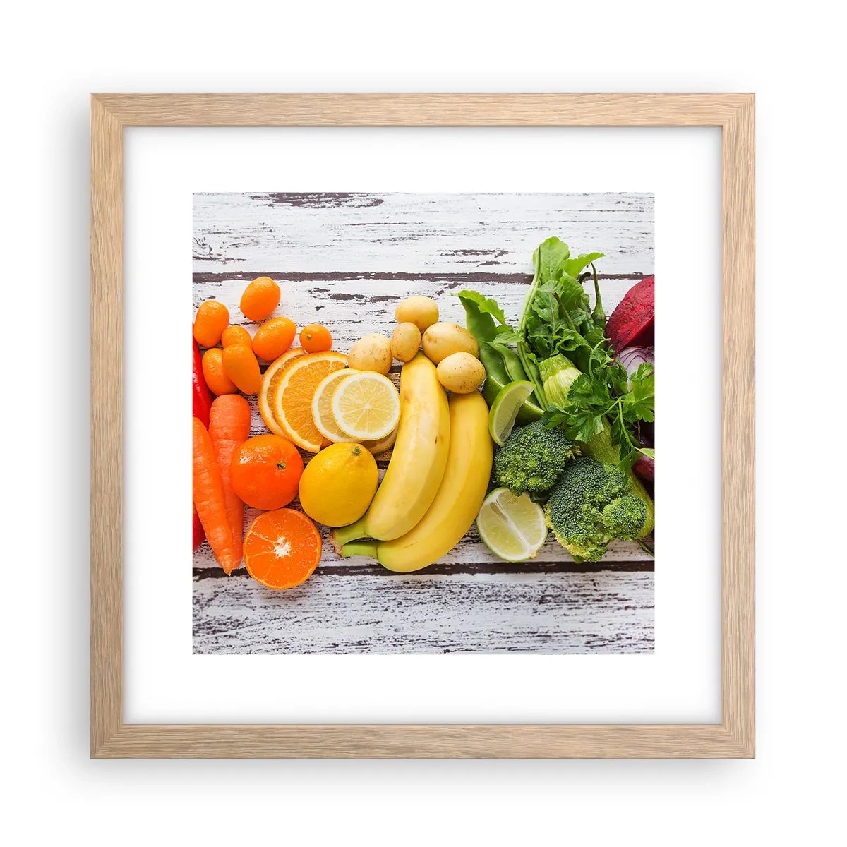 Plakát v rámu světlý dub - To nestačí? - 30x30 cm