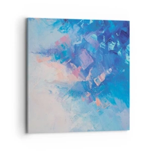 Obraz na plátně - Zimní abstrakce - 70x70 cm
