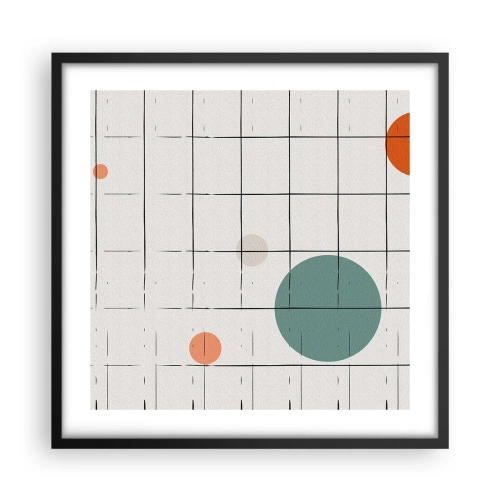 Plakát v černém rámu - V pasti. My nebo ony? - 50x50 cm