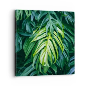 Obraz na plátně - Ponořit se do svěžesti - 40x40 cm