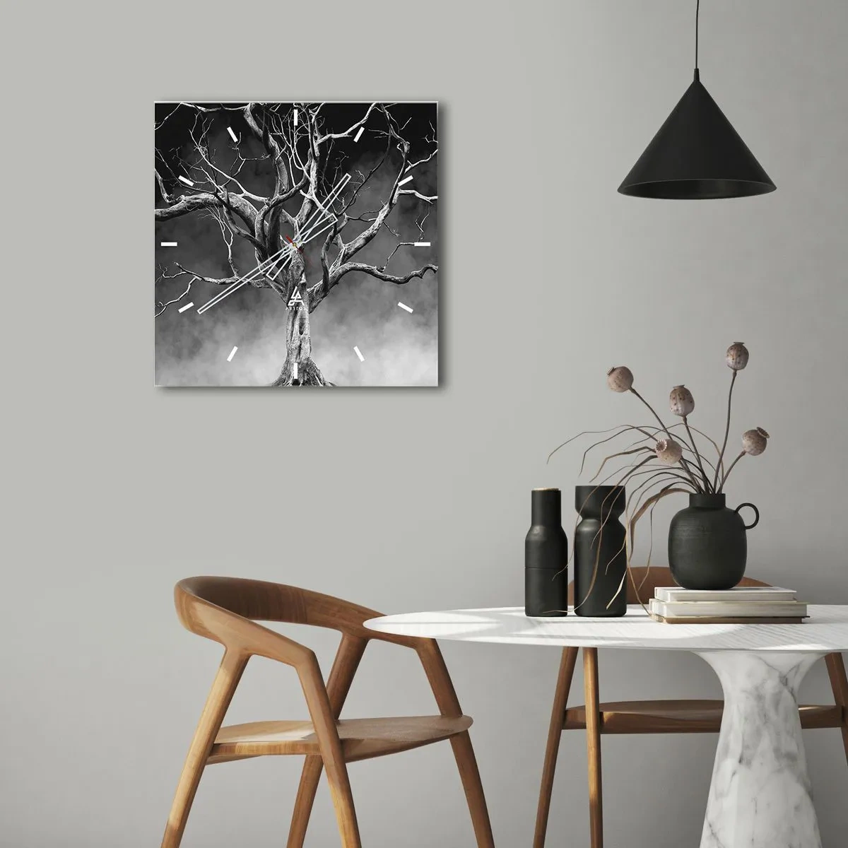 Nástěnné hodiny - Původní a svaté - 40x40 cm