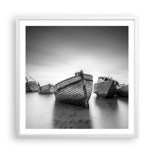 Plakát v bílém rámu - Teď už jen vzpomínky… - 60x60 cm