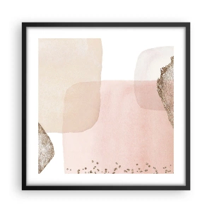 Plakát v černém rámu - Pohled skrze barvy - 50x50 cm