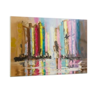 Obraz na skle - Pojď se mnou - 120x80 cm