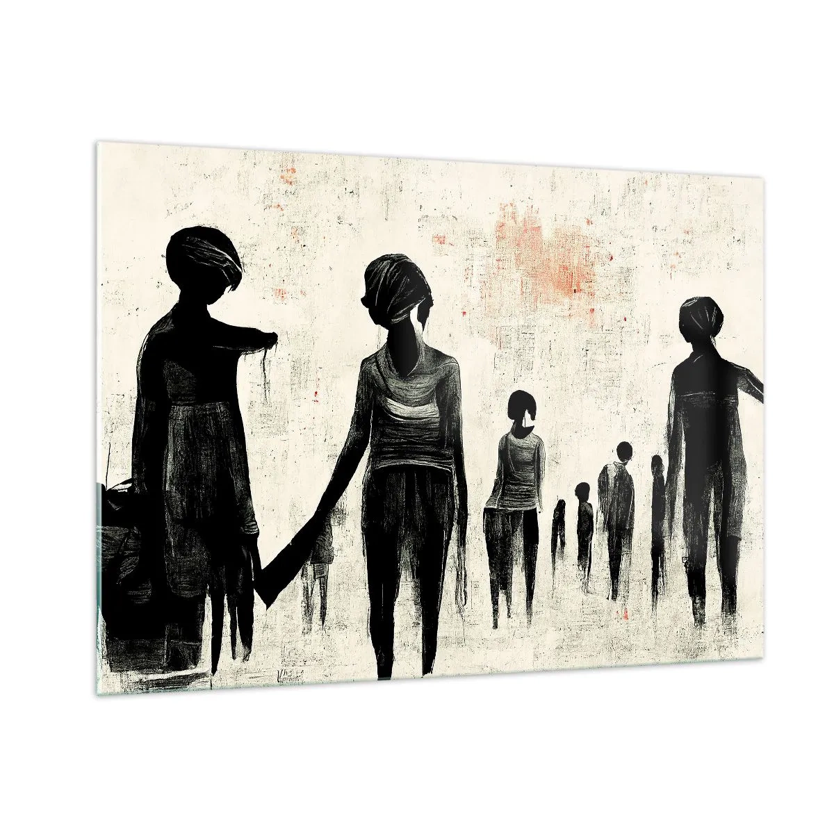Obraz na skle - Proti samotě - 100x70 cm