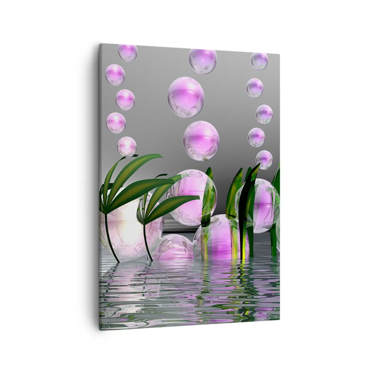 Obraz na plátně - Reflexní kompozice lehkosti a života - 50x70 cm