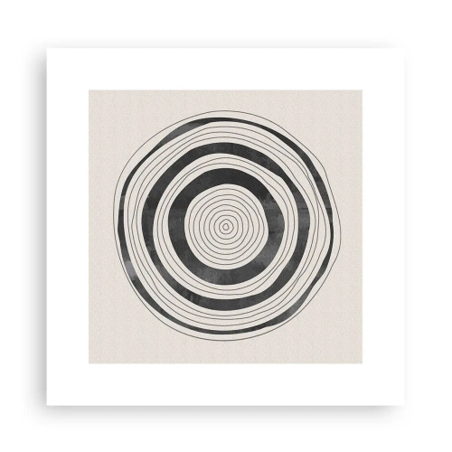 Plakát - Důležité je to, co je uprostřed - 30x30 cm