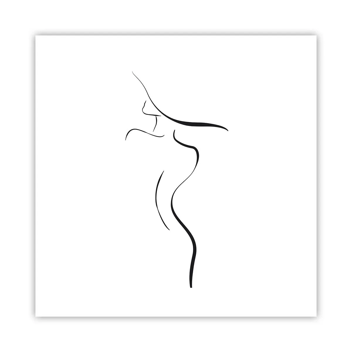 Plakát - Nepolapitelná jako vlna - 60x60 cm
