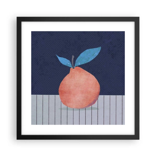 Plakát v černém rámu - Konvexita a rovina - 40x40 cm