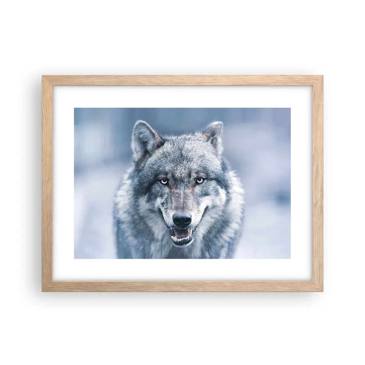 Plakát v rámu světlý dub - Přijmete tuto výzvu? - 40x30 cm