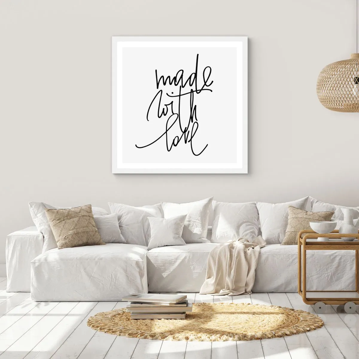 Plakát v bílém rámu - Nejlepší značka - 30x30 cm