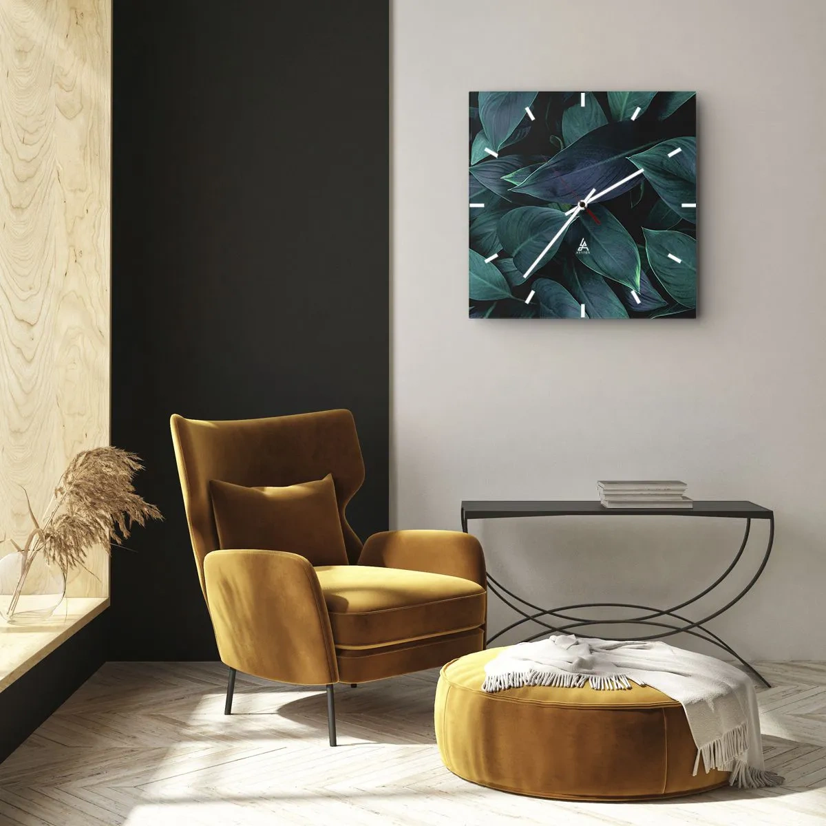 Nástěnné hodiny - Zeleň sama o sobě - 30x30 cm