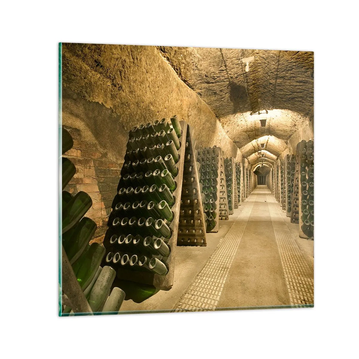 Obraz na skle - Narozeniny chuti - 70x70 cm